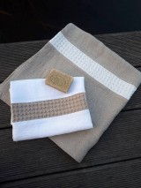 Úžitkový textil - Ľanová osuška a uterák Pure Linen I - 9970010_