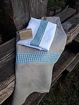 Úžitkový textil - Ľanová osuška a uterák Pure Linen II - 9970019_