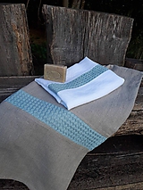 Úžitkový textil - Ľanová osuška a uterák Pure Linen II - 9970020_
