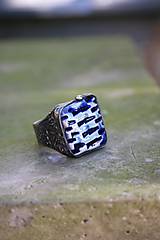 Prstene - Cínovaný prsteň - Úchvatná keramika - 9975889_