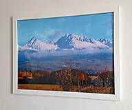 Dekorácie - Obrázok na stenu 43x33 cm (December v Karpatoch) - 9979575_