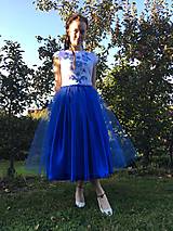 Šaty - Modré šaty - 9978564_