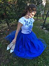 Šaty - Modré šaty - 9978565_