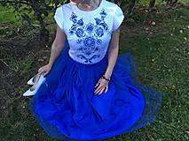 Šaty - Modré šaty - 9978566_