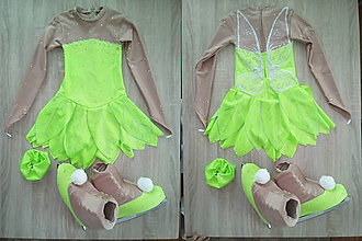 Detské oblečenie - Šaty na krasokorčuľovanie - 9982346_