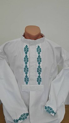 Pánske oblečenie - Svadobná pánska košeľa Šimon - 9981831_