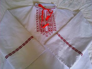 Pánske oblečenie - Košeľa podľa vzoru z Kokavy .... - 9982062_