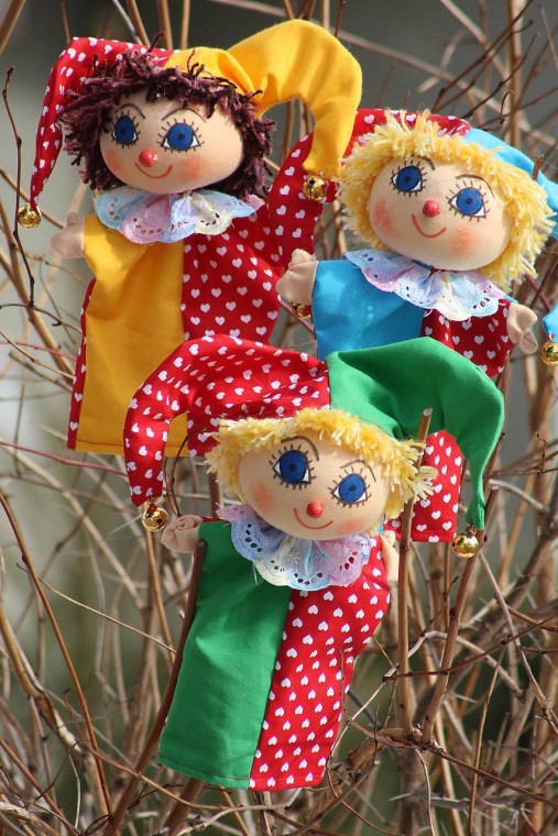 Hračky - Maňuška. Bábika Gašparko malý farebný. - 9988444_