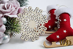 Dekorácie - Vianočné drevené ozdoby - 9991264_