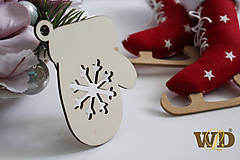 Dekorácie - Vianočné drevené ozdoby - 9991268_