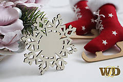 Dekorácie - Vianočné drevené ozdoby - 9991270_