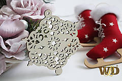 Dekorácie - Vianočné drevené ozdoby - 9991271_