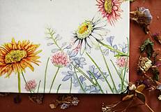 Papiernictvo - Fotoalbum klasický, polyetylénový obal s potlačou kvetinového venčeka a voliteľným textom - 9989793_