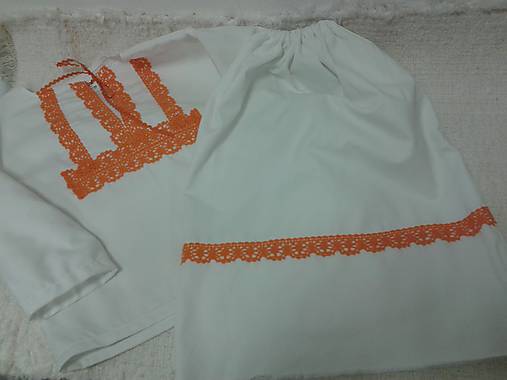 Detské oblečenie - Detská košieľka - krojová 0 - 2 r. - 9991348_