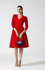 Šaty - Šaty Cross červené (40) - 9996353_