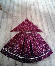 Detské oblečenie - Folklórna detská sukňa - 9994373_