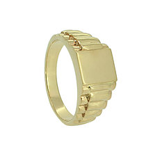 Prstene - Zlatý pánsky prsteň - 9998322_