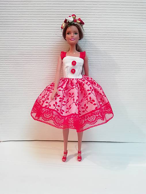  - šaty pre bábiku Barbie - 10006607_