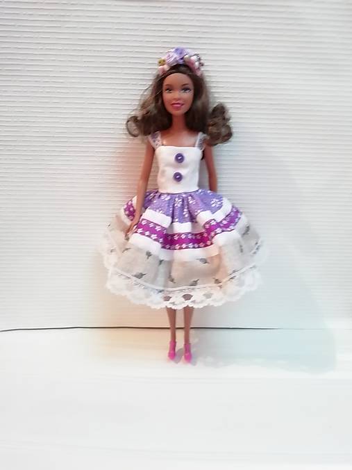  - šaty pre bábiku Barbie - 10006627_