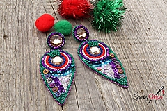 Náušnice - náušnice boho colorful 1 - 10006821_