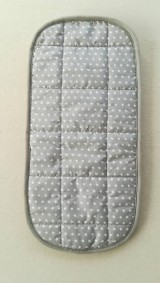 Detský textil - Roan Merino vložka do hlbokej vaničky kočíka hviezdička - 10007008_