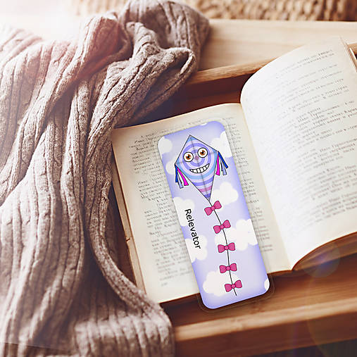 Papiernictvo - Šarkan usmievavý - záložky do knihy (kruhy) - 10005446_