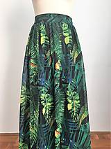 Sukne - dlhá nadýchaná sukňa Exotic - 10016660_