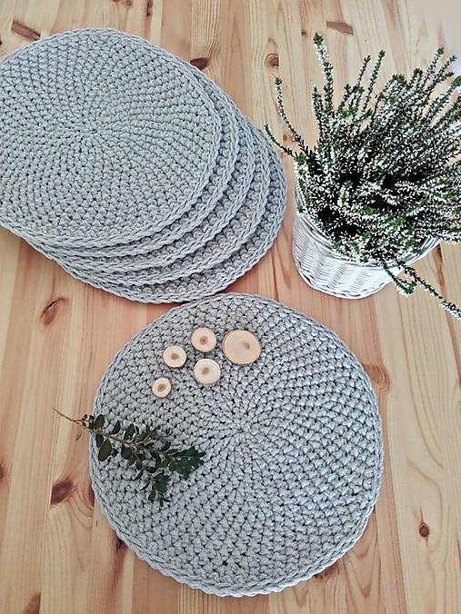 Úžitkový textil - Prestieranie Scandinavia svetlošedé - 10013144_