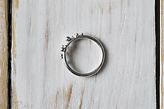 Prstene - Strieborný ligotavý prsteň - Bokeh Mini (podľa nositeľky) - 10025338_
