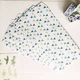 papierová obálka Akvarelové trojuholníky