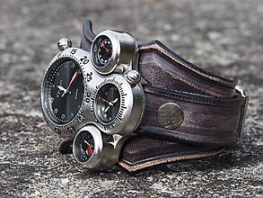 Náramky - Alien Hodinky, originálne pánske hodinky vintage čierna - 10032264_