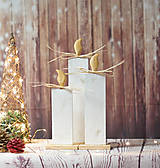 Dekorácie - Vianočné drevené sviečky - 10029017_