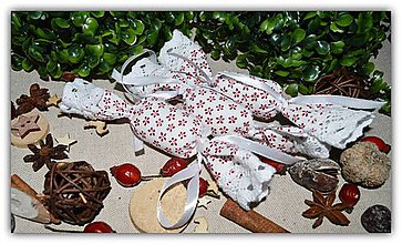 Dekorácie - Vianočné ozdoby - salónky na stromček (15 cm - Červená) - 10039815_
