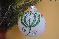 Dekorácie - Bielo -zelené vianoce na chalupe - 10037421_