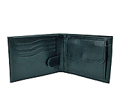 Pánska peňaženka z pravej kože v čiernej farbe