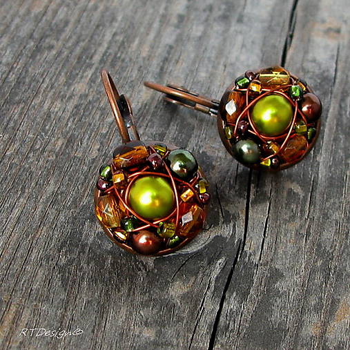 Náušnice - Náušničky Z LESA II - 10040731_