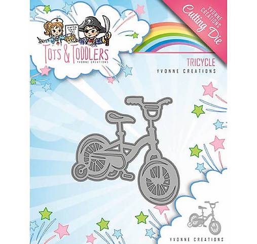 Kovová šablóna Tots and Toddlers - Tricycle - 35% ZĽAVA