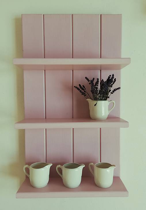 Nábytok - Polička - pink - 10046195_