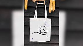 Nákupné tašky - ♥ Plátená, ručne maľovaná taška ♥ - 10046301_