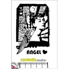 Nástroje - Carebelle Studio Angel Heart - cling razítko - 30% ZĽAVA - 10046896_