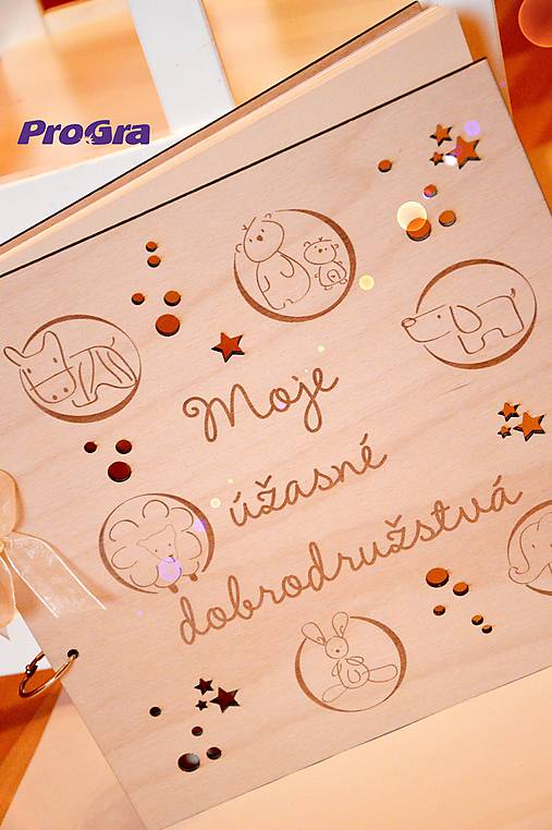 Papiernictvo - Drevený album detský - Moje dobrodružstvá AKCIA - 10051154_