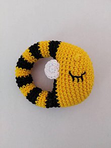 Hračky - Včielka hrkálka - 10052395_