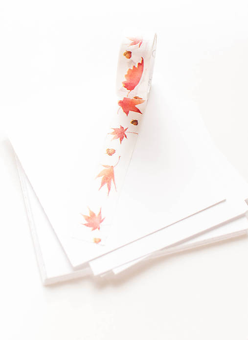 Papier - WASHI "javor a žaľude" - 10055604_