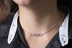 Náhrdelníky - strieborný náhrdelník CUTE WILDNESS (LÍŠKA rhodiovaná) - 10054099_