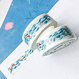 dekoračná papierová páska Rybičky