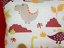 Úžitkový textil - Vankùšik  detský  dinosauri - 10058947_
