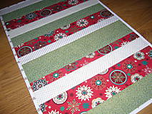 Úžitkový textil - Obrus PW Vianočné prúžky - 10062054_