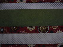 Úžitkový textil - Obrus PW Vianočné prúžky - 10062056_