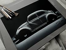 Obrazy - VW Beetle (namaľované) - 10077457_