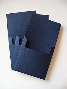 Papiernictvo - jednoduchý obal na CD/ dark blue - 10077753_